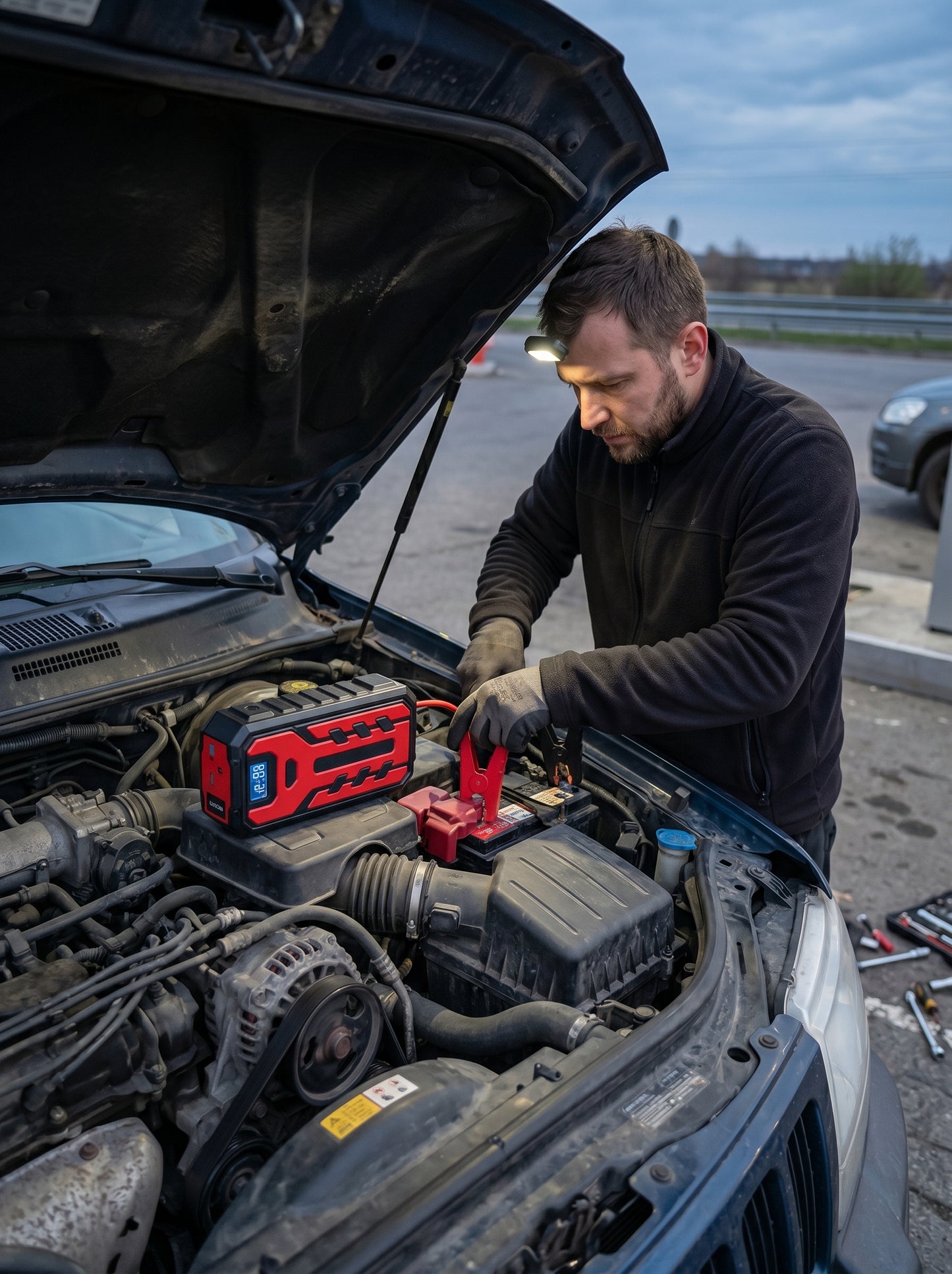 Arrancador de Coches Inalámbrico Portátil - de 12V