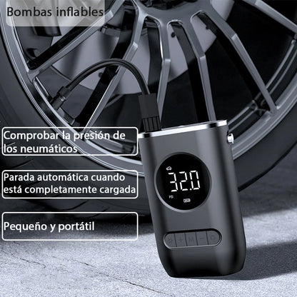 Bomba infladora inalámbrica para coche
