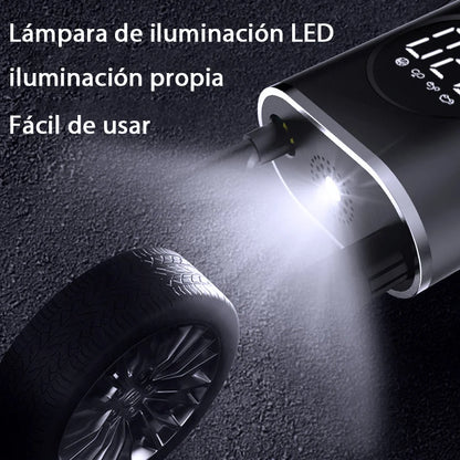 Bomba infladora inalámbrica para coche