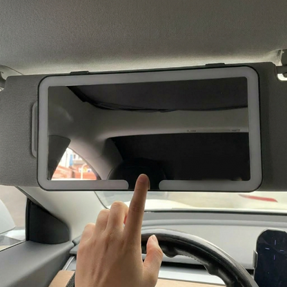 Espejo de Maquillaje LED HD para Visera de Coche