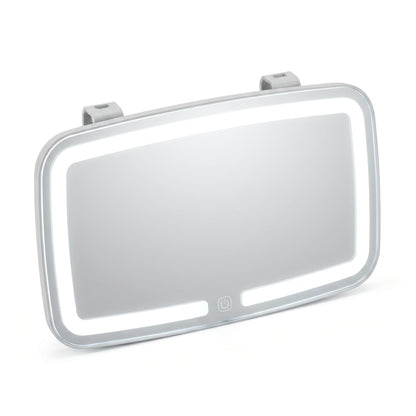 Espejo de Maquillaje LED HD para Visera de Coche